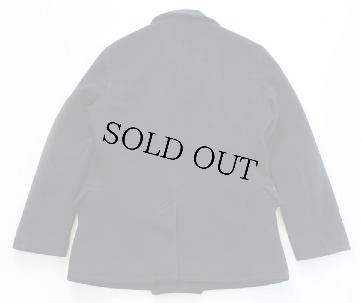 画像2: ポロ ラルフローレン 13スター 10ボタン ウール ピーコート 紺 M (2)