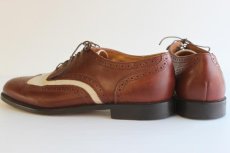 画像2: USA製 COLE-HAANコールハーン ツートン ウイングチップ レザーシューズ 10D★革靴 (2)