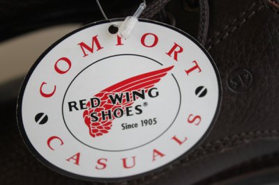 画像1: デッドストック★USA製 REDWINGレッドウイング レザーシューズ 焦げ茶 9.5D