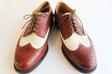 画像3: USA製 COLE-HAANコールハーン ツートン ウイングチップ レザーシューズ 10D★革靴 (3)
