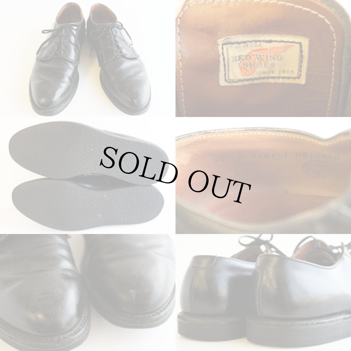 画像3: 70s USA製 REDWINGレッドウイング 101 ポストマン レザーシューズ (3)