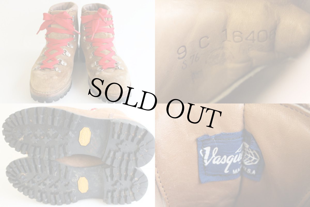 画像3: 70s USA製 Vasqueバスク スエード レザー マウンテンブーツ 9C (3)