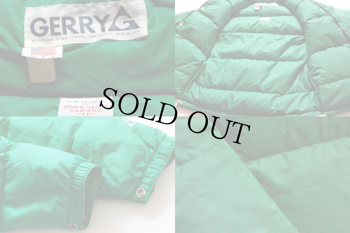 画像3: 70's GERRY ダウンジャケット 緑 XS (3)