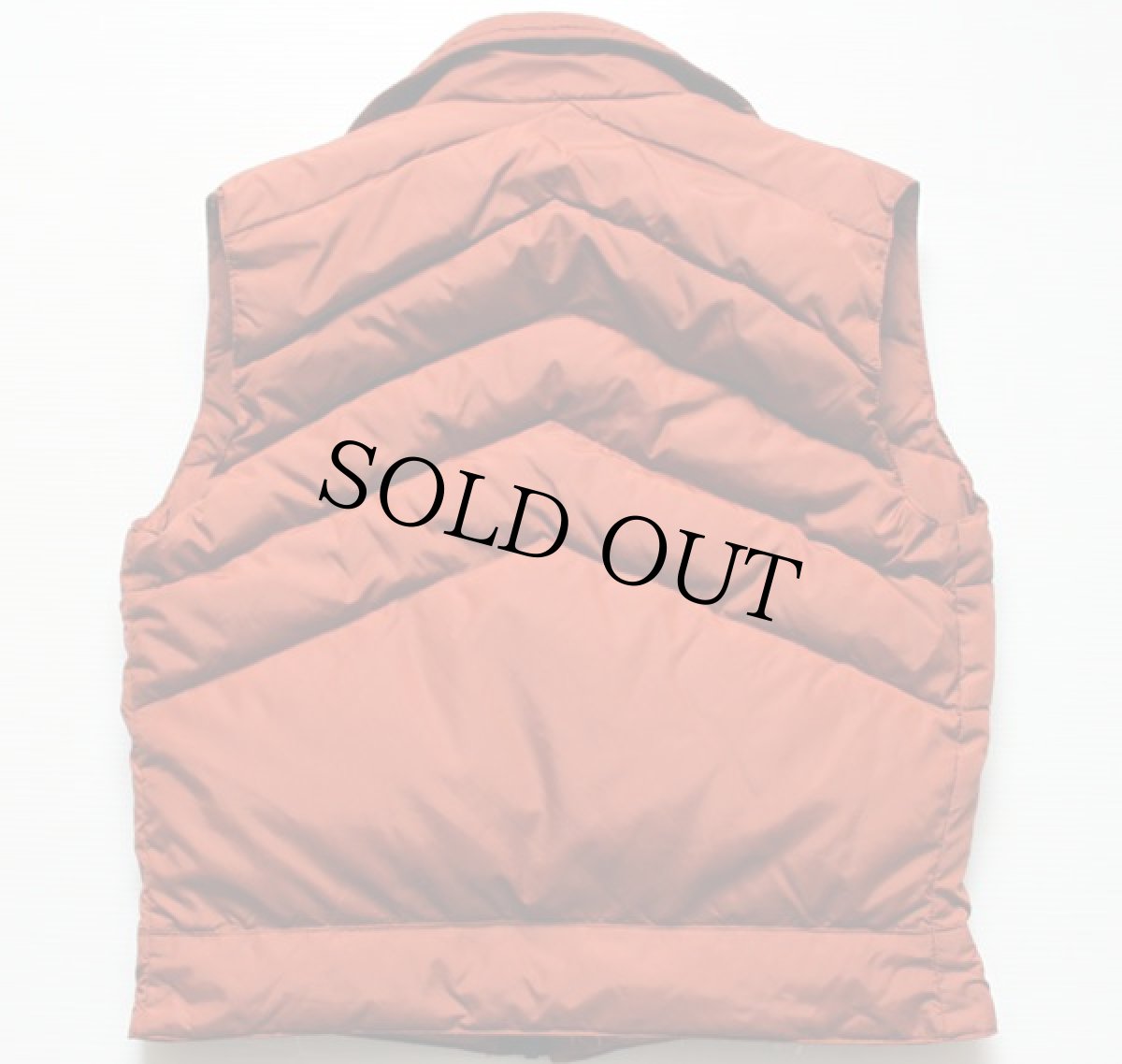 画像2: 70s Frostline ダウンベスト オレンジ S (2)