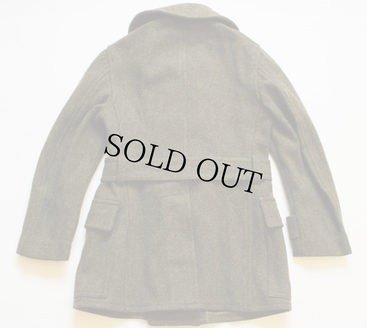 画像2: 40s ショールカラー ウールコート 40★マッキーノ (2)