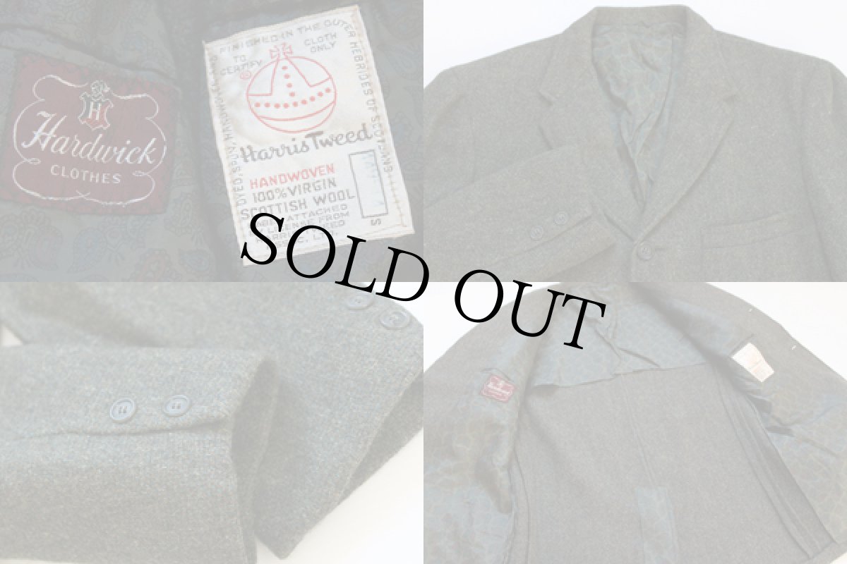 画像3: ビンテージ Harris Tweedハリスツイード テーラードジャケット (3)