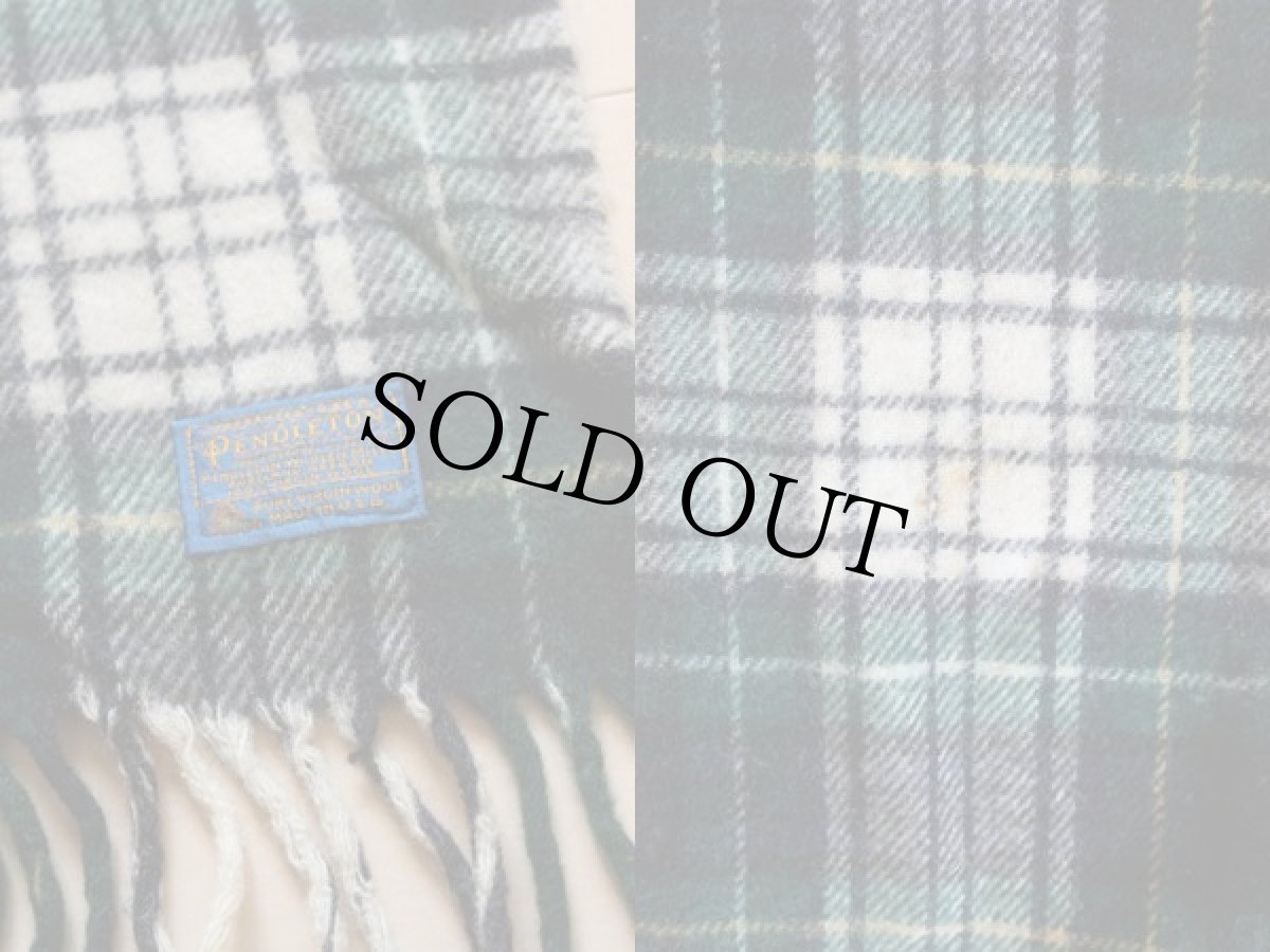 画像3: 70s USA製 PENDLETONペンドルトン タータンチェック ウール ブランケット (3)