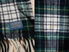 画像3: 70s USA製 PENDLETONペンドルトン タータンチェック ウール ブランケット (3)