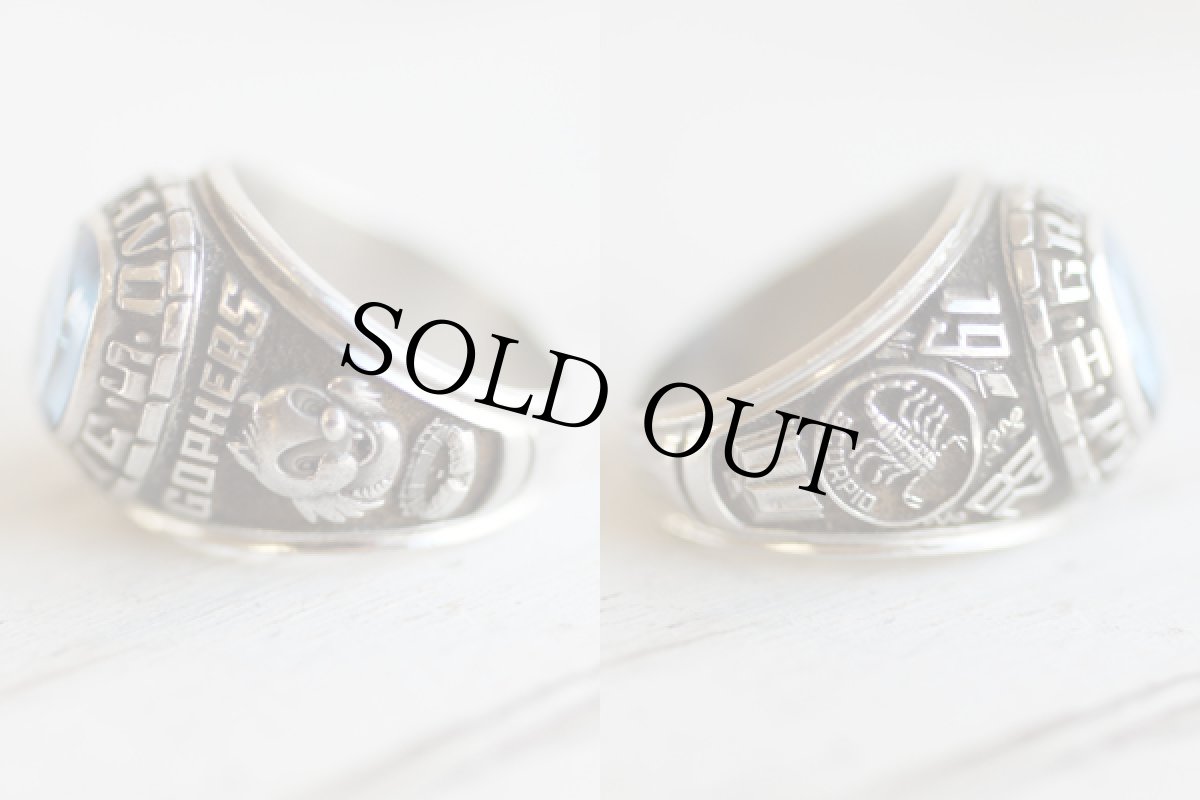 画像2: 80s BALFOUR 1982 GOPHERS カレッジリング★クラスリング (2)