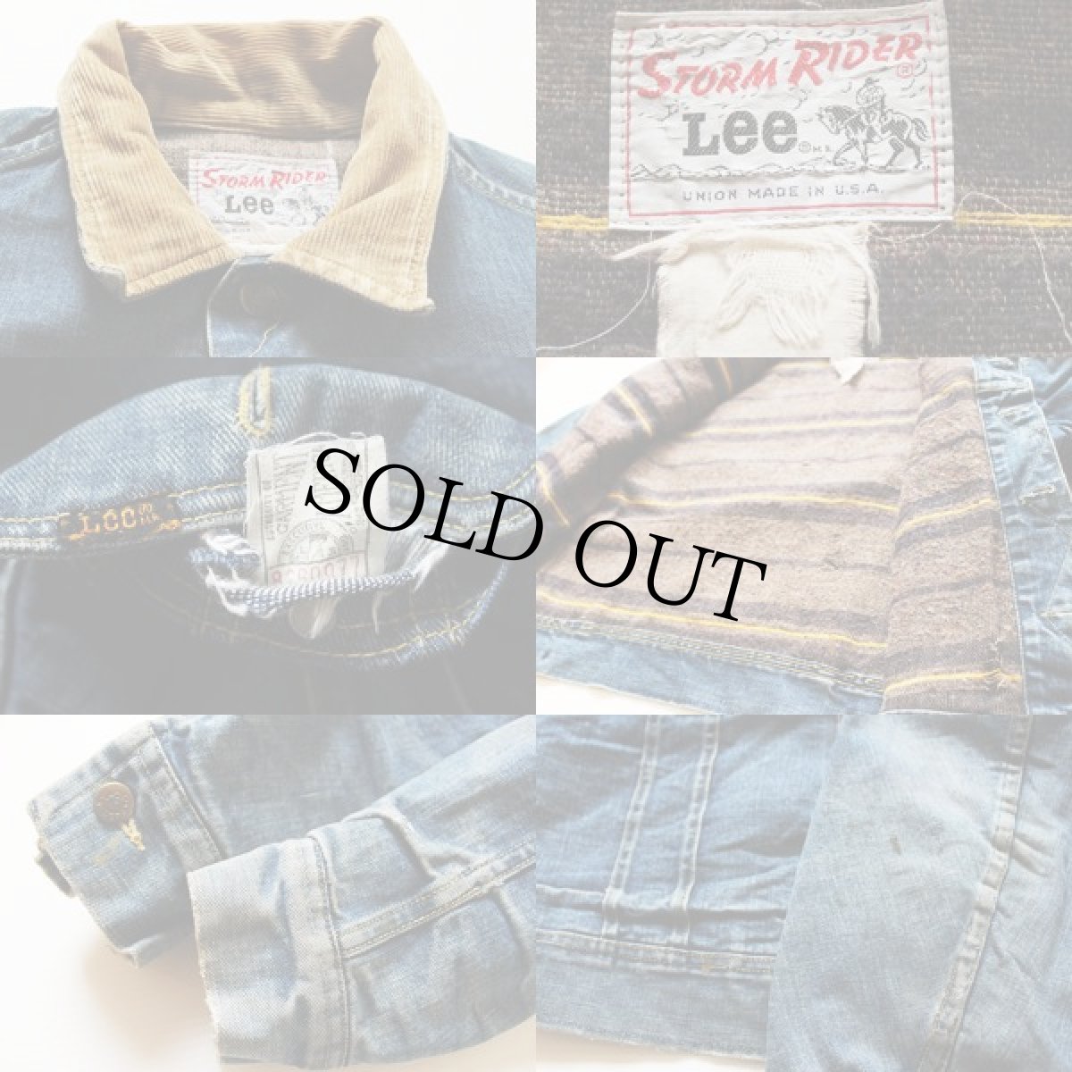 画像3: 70s Leeリー STORM RIDERストームライダー 220LJ ブランケットライナー デニムジャケット★101LJ (3)