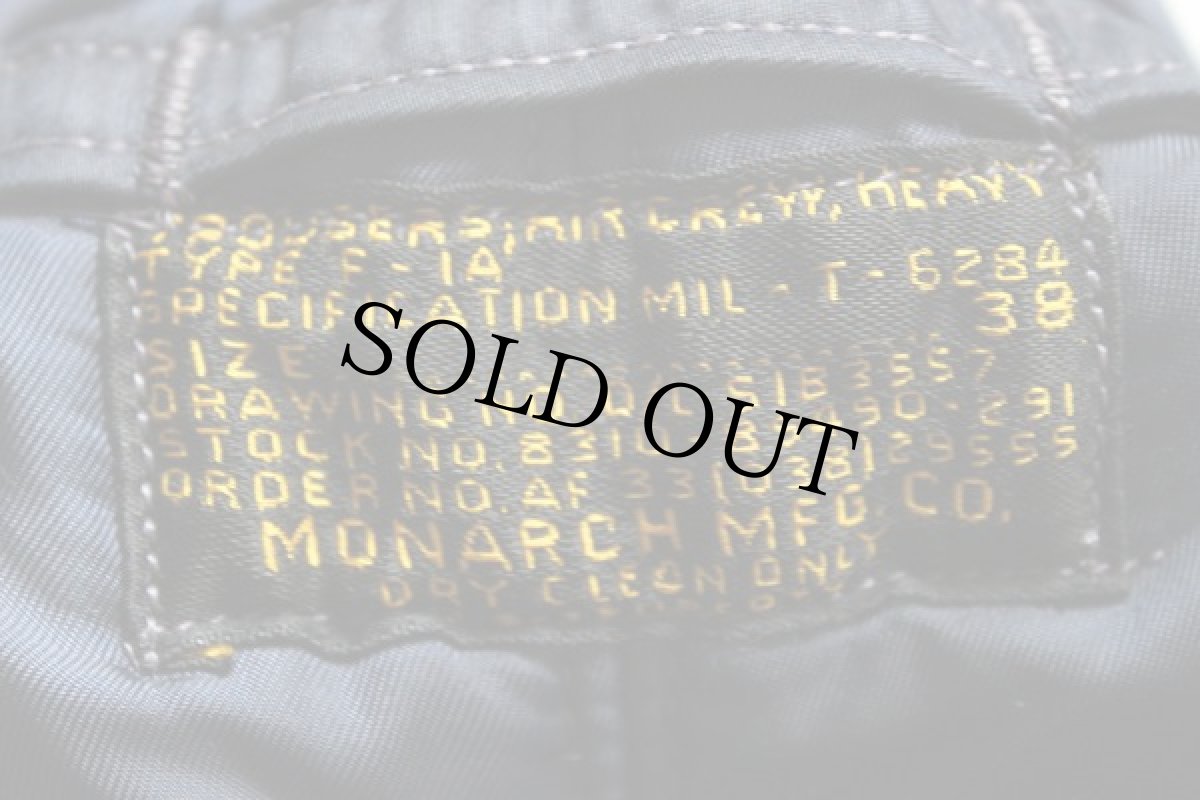 画像3: 50s 米軍 USAF F-1A フライトパンツ 38 (3)