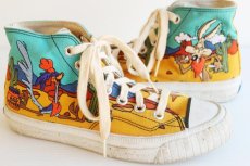 画像1: 90s Kedsケッズ WARNER BROS LOONEY TUNES ロードランナー×ワイリーコヨーテ スニーカー (1)