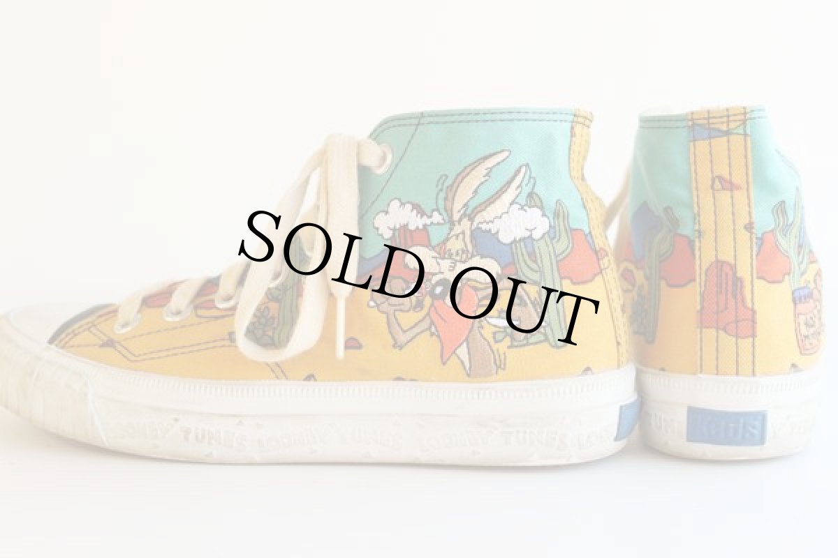 画像2: 90s Kedsケッズ WARNER BROS LOONEY TUNES ロードランナー×ワイリーコヨーテ スニーカー (2)