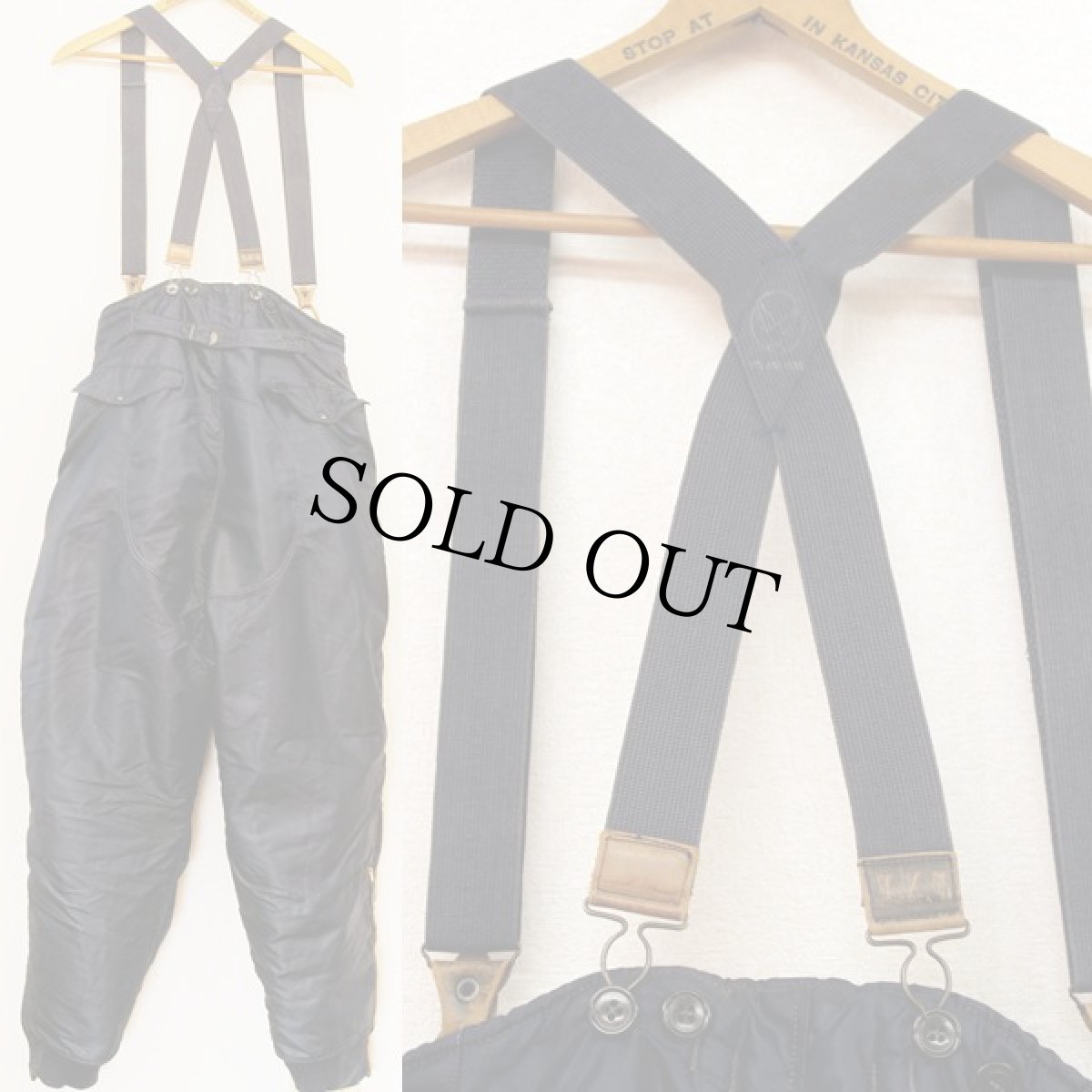 画像2: 50s 米軍 USAF F-1A フライトパンツ 38 (2)