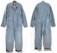 画像2: 50s USA製 COWDEN ヒッコリー オールインワン 44R★つなぎ (2)
