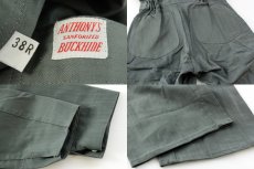 画像3: デッドストック★60s ANTHONY'S BUCKHIDE HBT ヘリンボーンツイル オールインワン 38R★つなぎ (3)