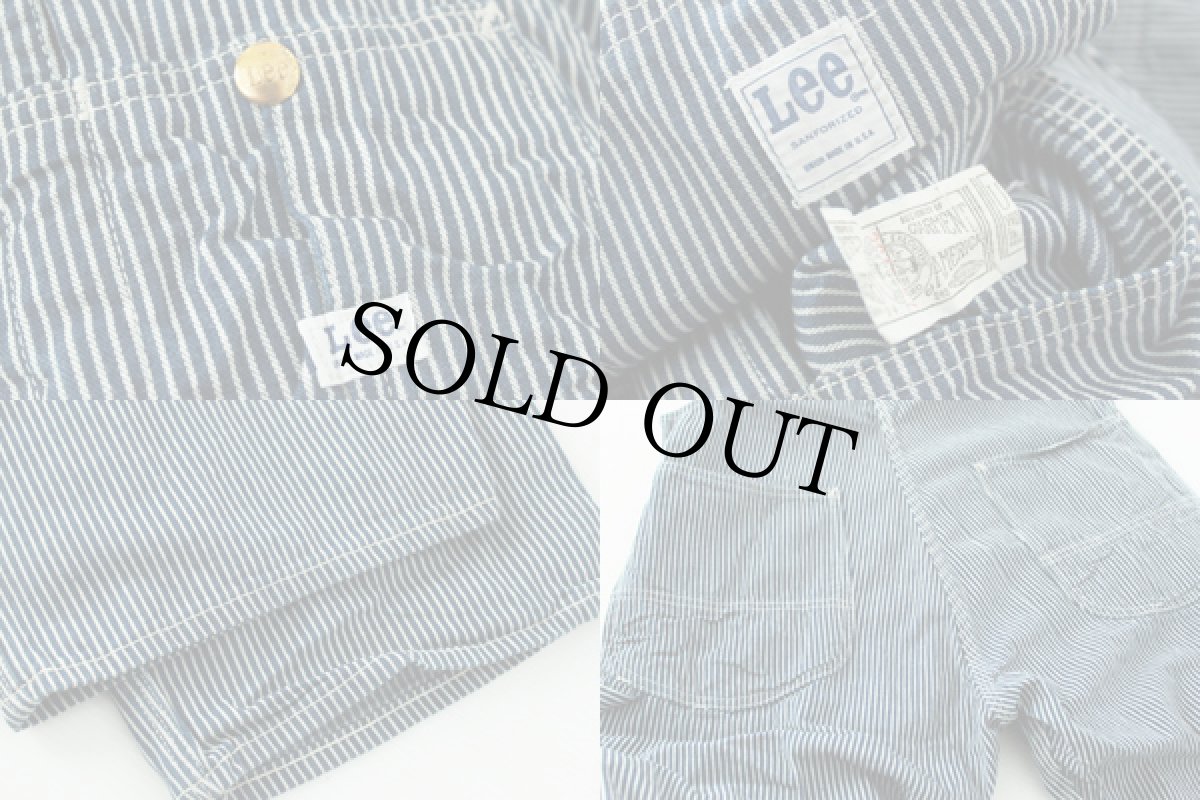 画像3: 60s USA製 Leeリー ヒッコリー オーバーオール (3)