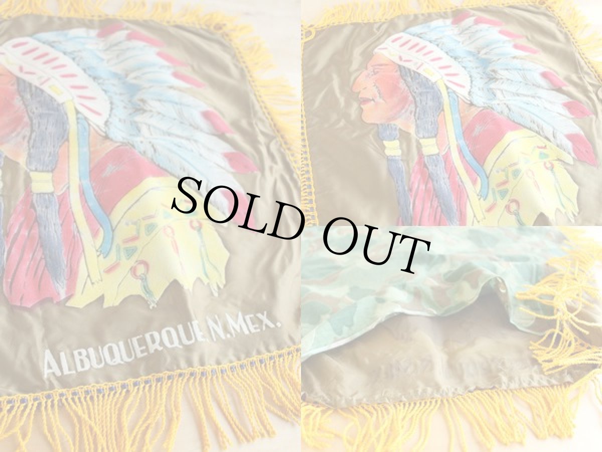 画像3: ビンテージ インディアン スーベニア ピローケース (3)