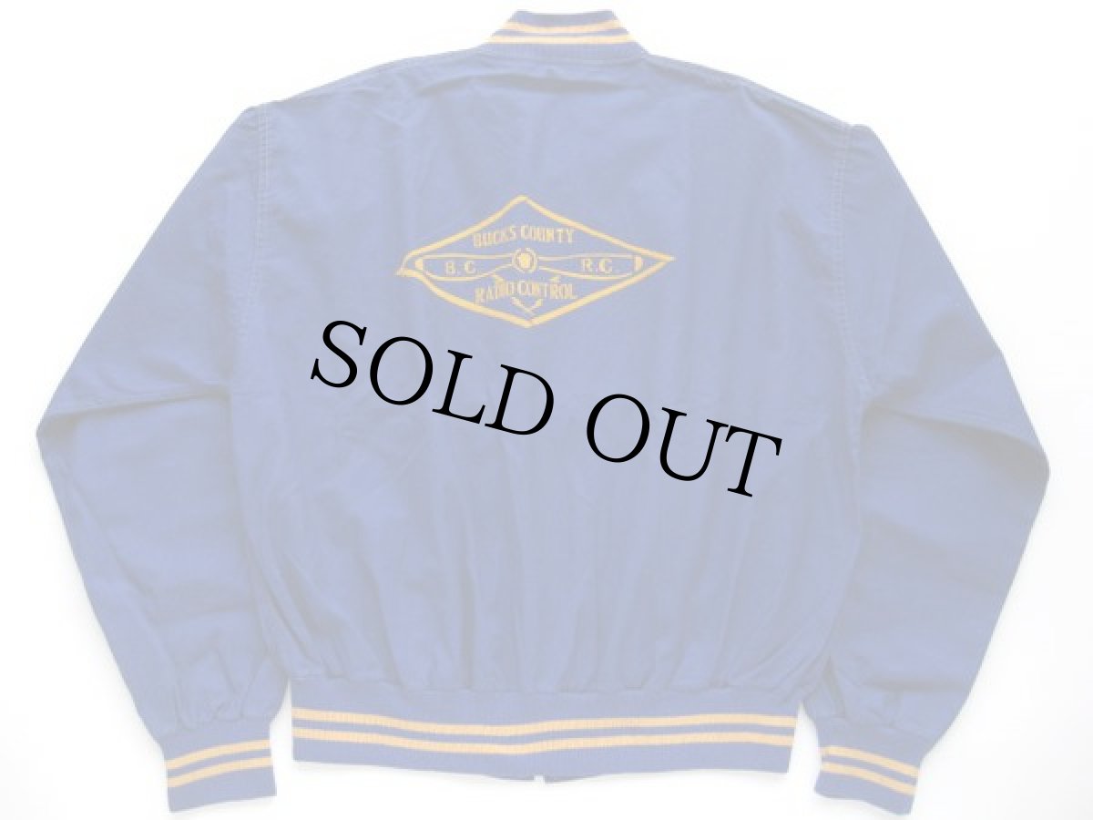 画像2: 50s OLIVER フロッキープリント コットンジャケット L (2)