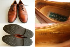 画像3: イタリア製 COLE-HAANコールハーン ストレートチップ レザーシューズ★革靴 (3)