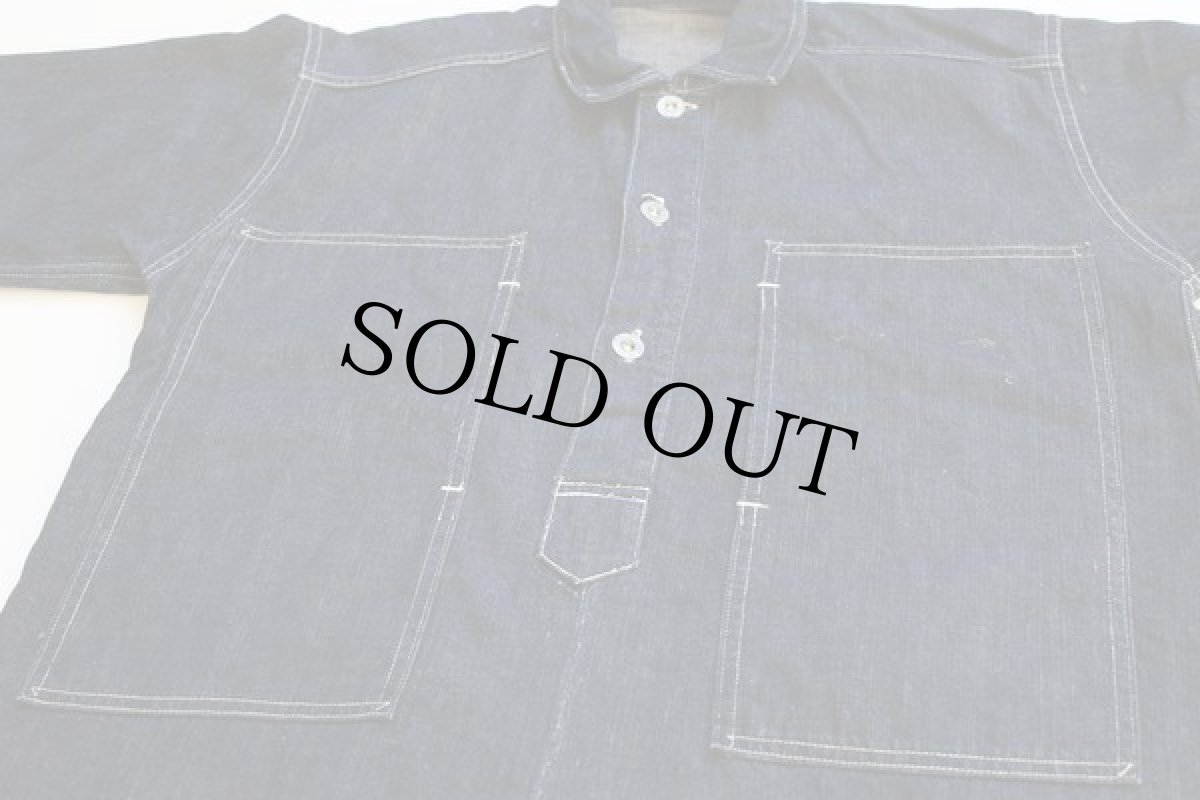 画像3: 30s U.S.ARMY プルオーバー デニムジャケット (3)