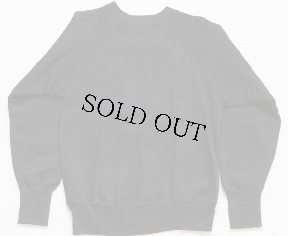 画像2: 50s フロッキープリント スウェット 黒 (2)