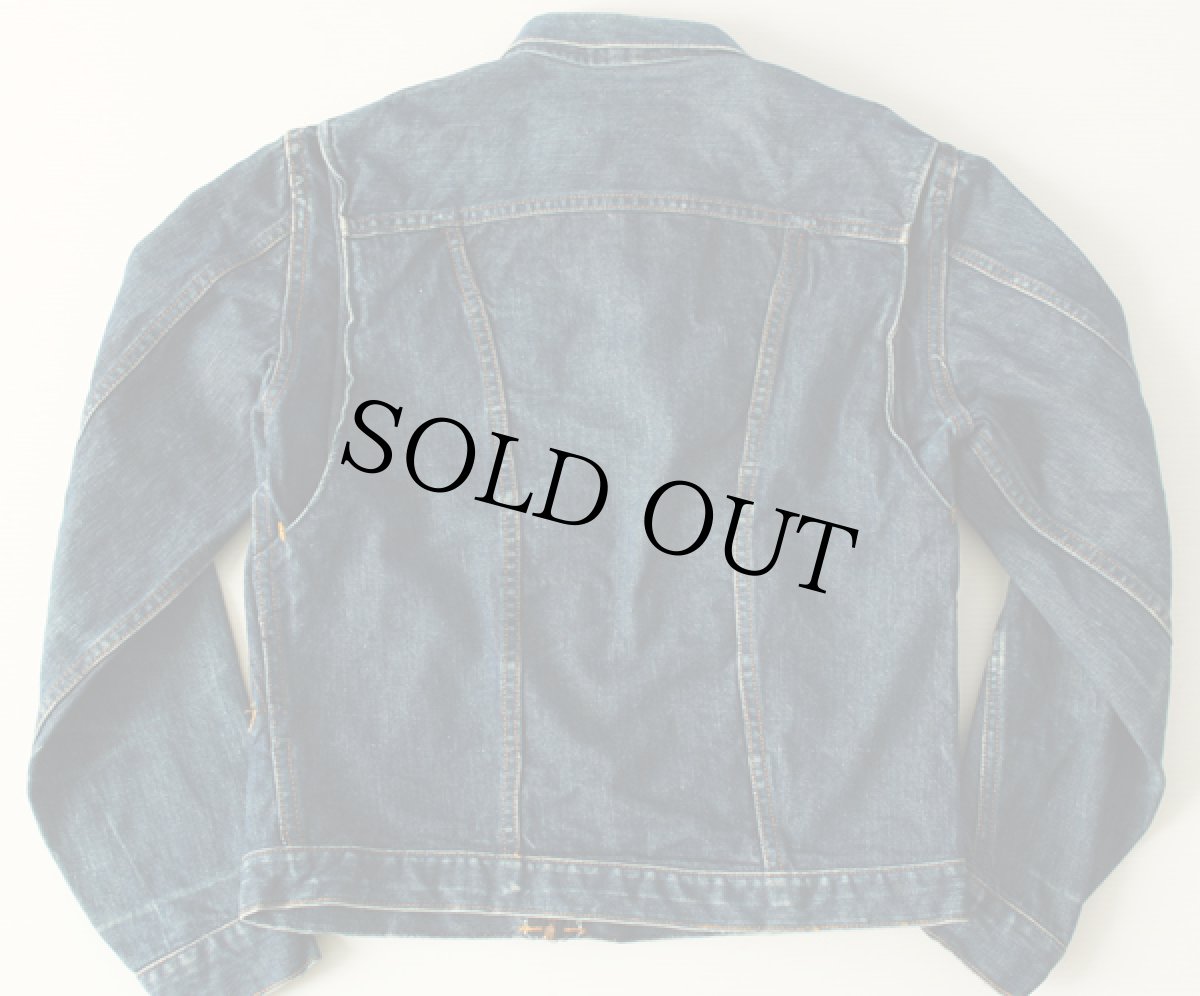 画像2: 60s BLUE BELL Wranglerラングラー 24MJZ デニムジャケット 36★縦ベル (2)