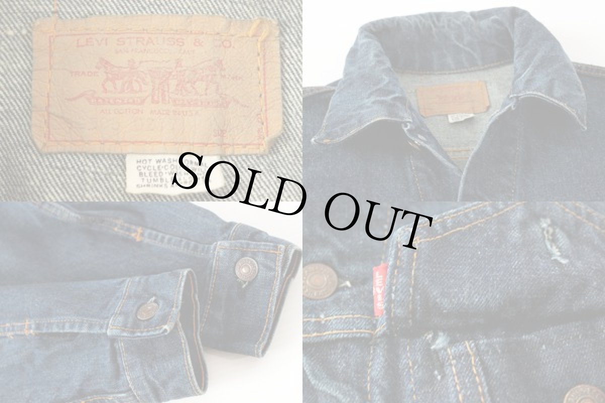 画像3: 60s USA製 LEVI'Sリーバイス 70505 BIGE デニムジャケット 34 (3)