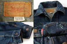 画像3: 60s USA製 LEVI'Sリーバイス 70505 BIGE デニムジャケット 34 (3)