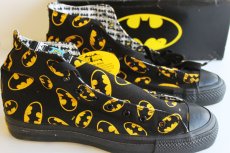 画像1: デッドストック★80s USA製 CONVERSEコンバース BATMANバットマン 総柄 箱付き 10 (1)