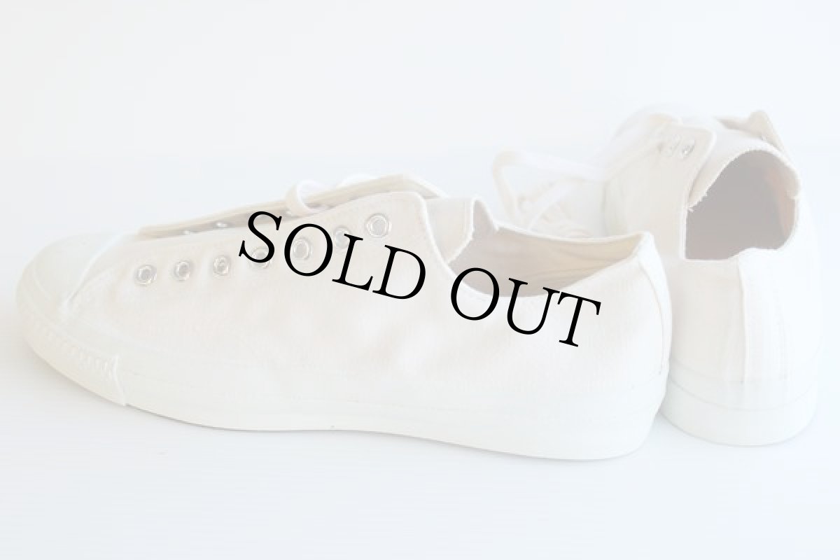 画像2: デッドストック★70s 米軍 PF キャンバス スニーカー ローカット 11.5 (2)