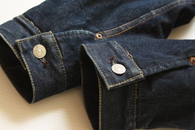 画像2: 50s LEVI'Sリーバイス 517XX レザーパッチ デニムジャケット 42★2nd セカンド 507XX