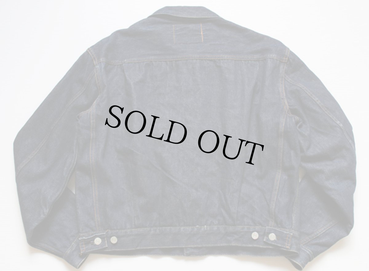 画像2: 50s LEVI'Sリーバイス 517XX レザーパッチ デニムジャケット 42★2nd セカンド 507XX (2)