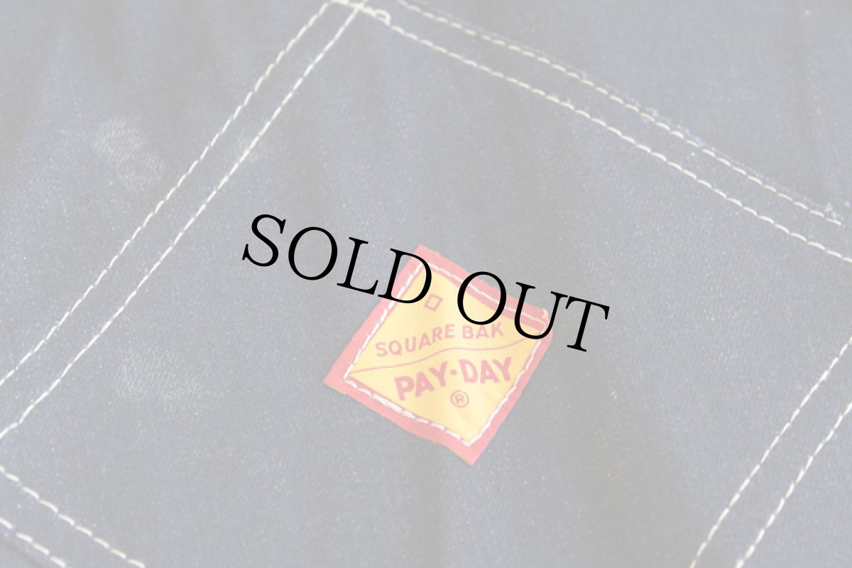 画像5: デッドストック★60s USA製 PENNEY'S PAYDAY インディゴ デニム オーバーオール 32×30 (5)
