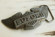 画像1: 70s SUZUKIスズキ バックル (1)