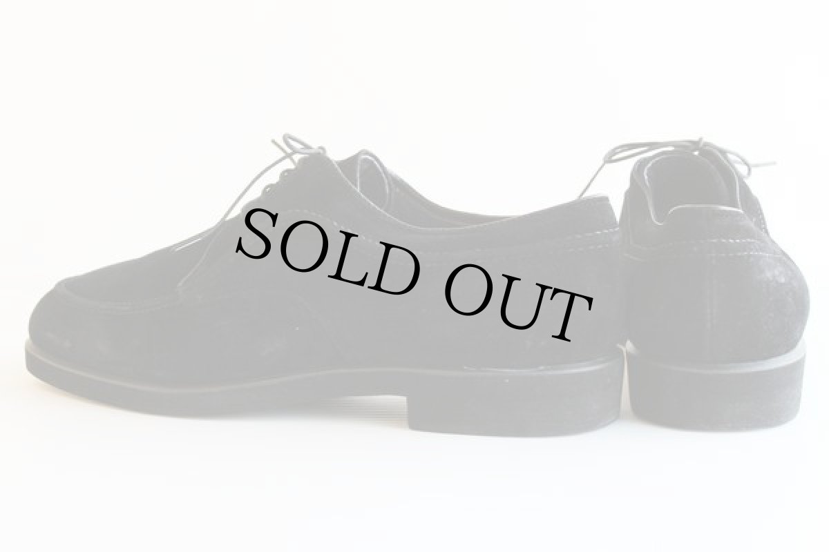 画像2: デッドストック★USA製 HUSH PUPPIESハッシュパピー スエードレザーシューズ 黒★革靴 (2)