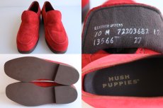 画像3: デッドストック★USA製 HUSH PUPPIESハッシュパピー スエードレザーシューズ 赤★革靴 (3)