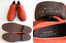 画像3: デッドストック★USA製 HUSH PUPPIESハッシュパピー スエードレザーシューズ 赤茶★革靴 (3)