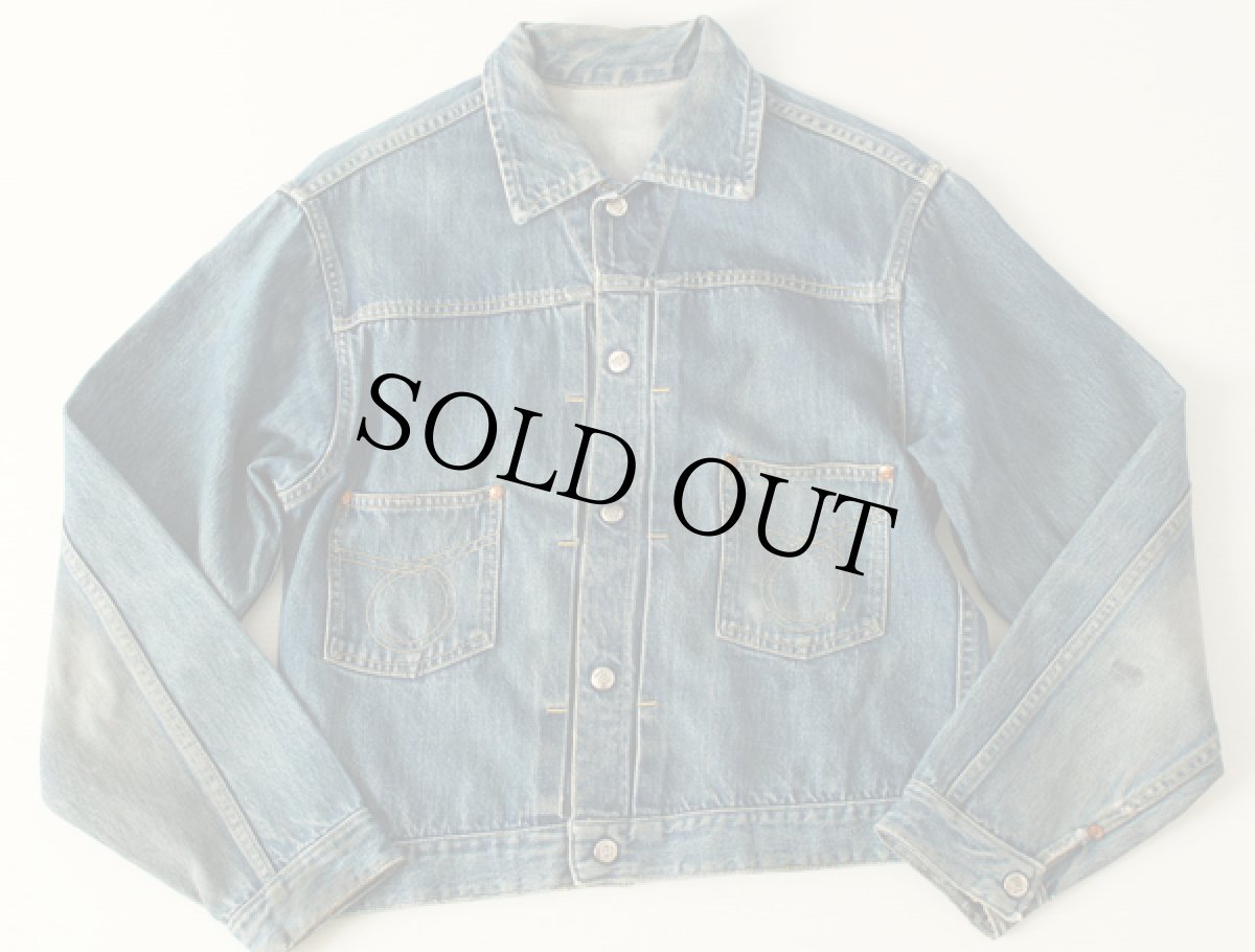 画像2: 60s MONTGOMERY WARD 101 TRIUMPHトライアンフ パッチ付き デニムジャケット (2)