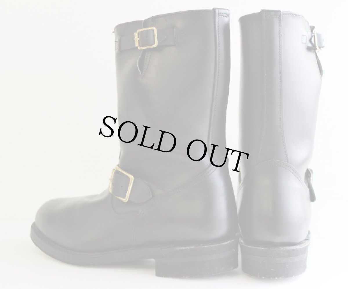 画像2: デッドストック★USA製 Worln'Sport エンジニアブーツ 黒 10 D (2)