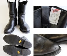 画像3: USA製 REDWINGレッドウイング 1116 ペコスブーツ 黒 9D (3)