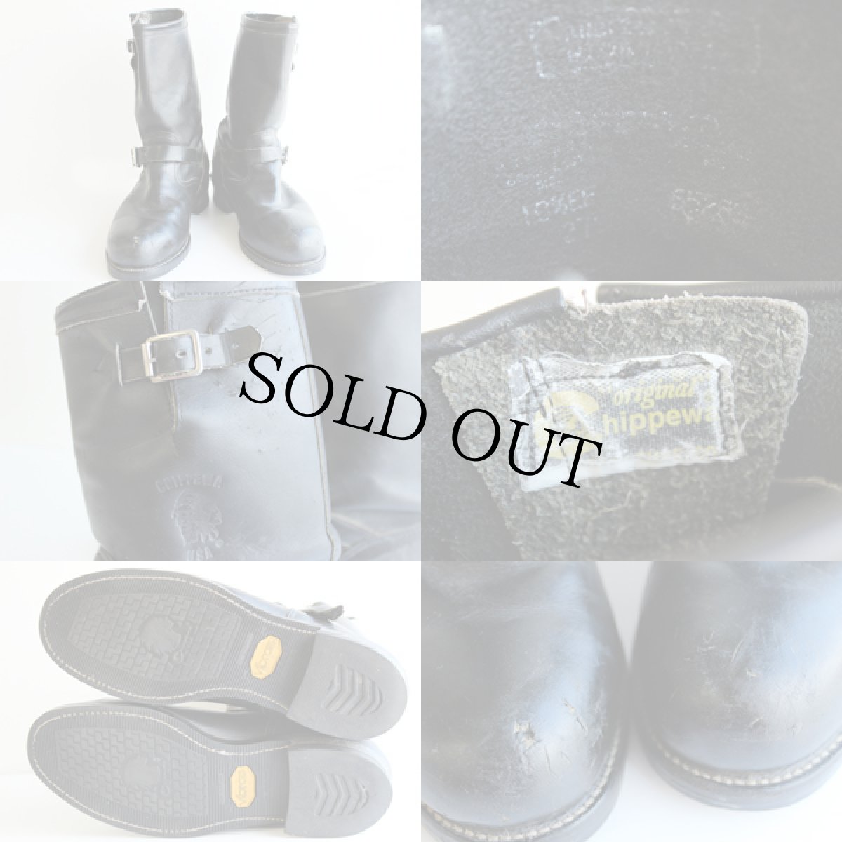 画像3: 90s USA製 CHIPPEWAチペワ エンジニアブーツ 黒 10.5 EE (3)