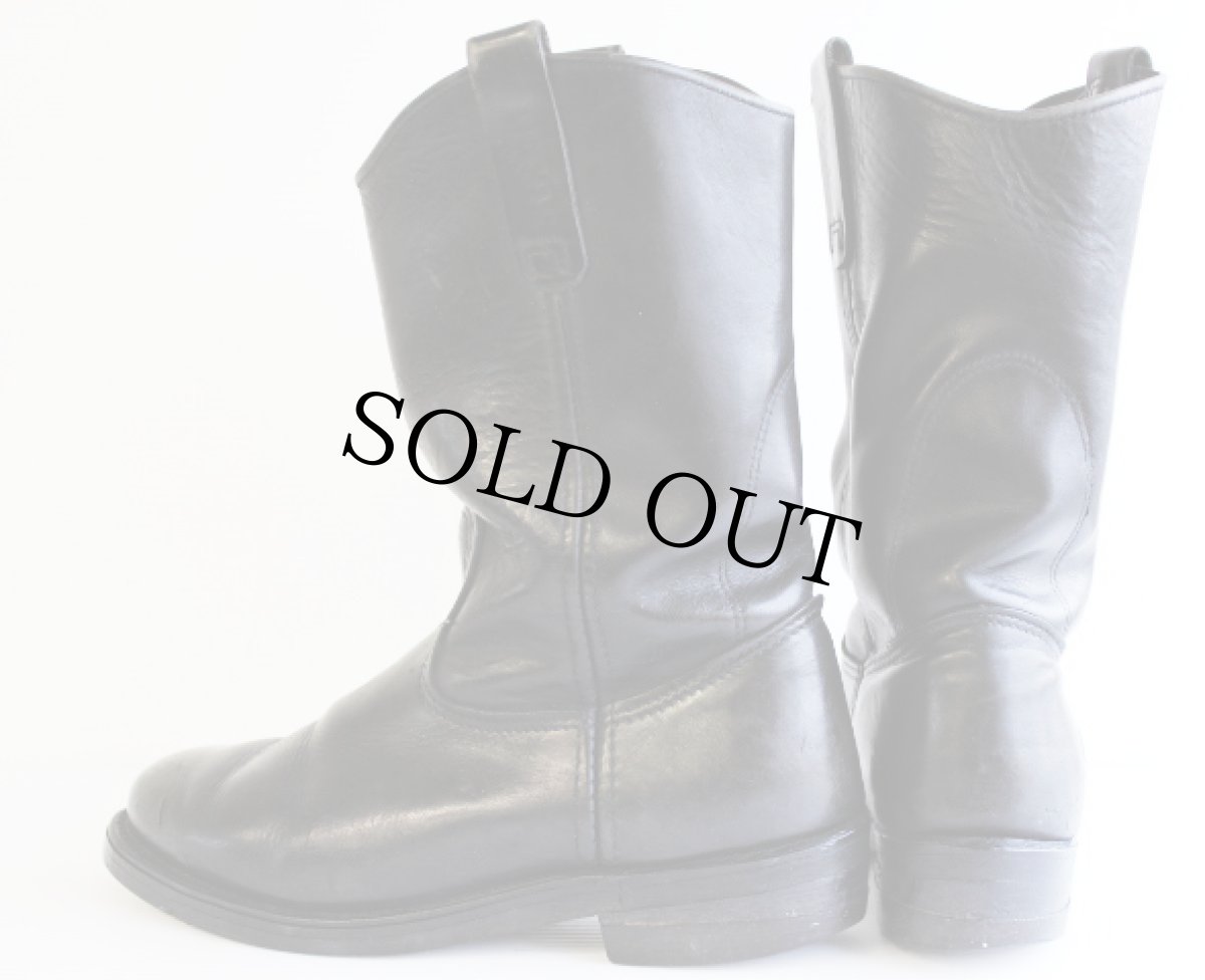 画像2: USA製 REDWINGレッドウイング 1116 ペコスブーツ 黒 9D (2)