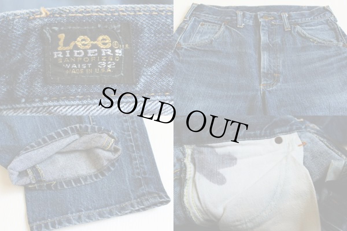 画像3: 70s USA製 Leeリー 200Z サイド黒タグ デニムパンツ w32★101Z (3)