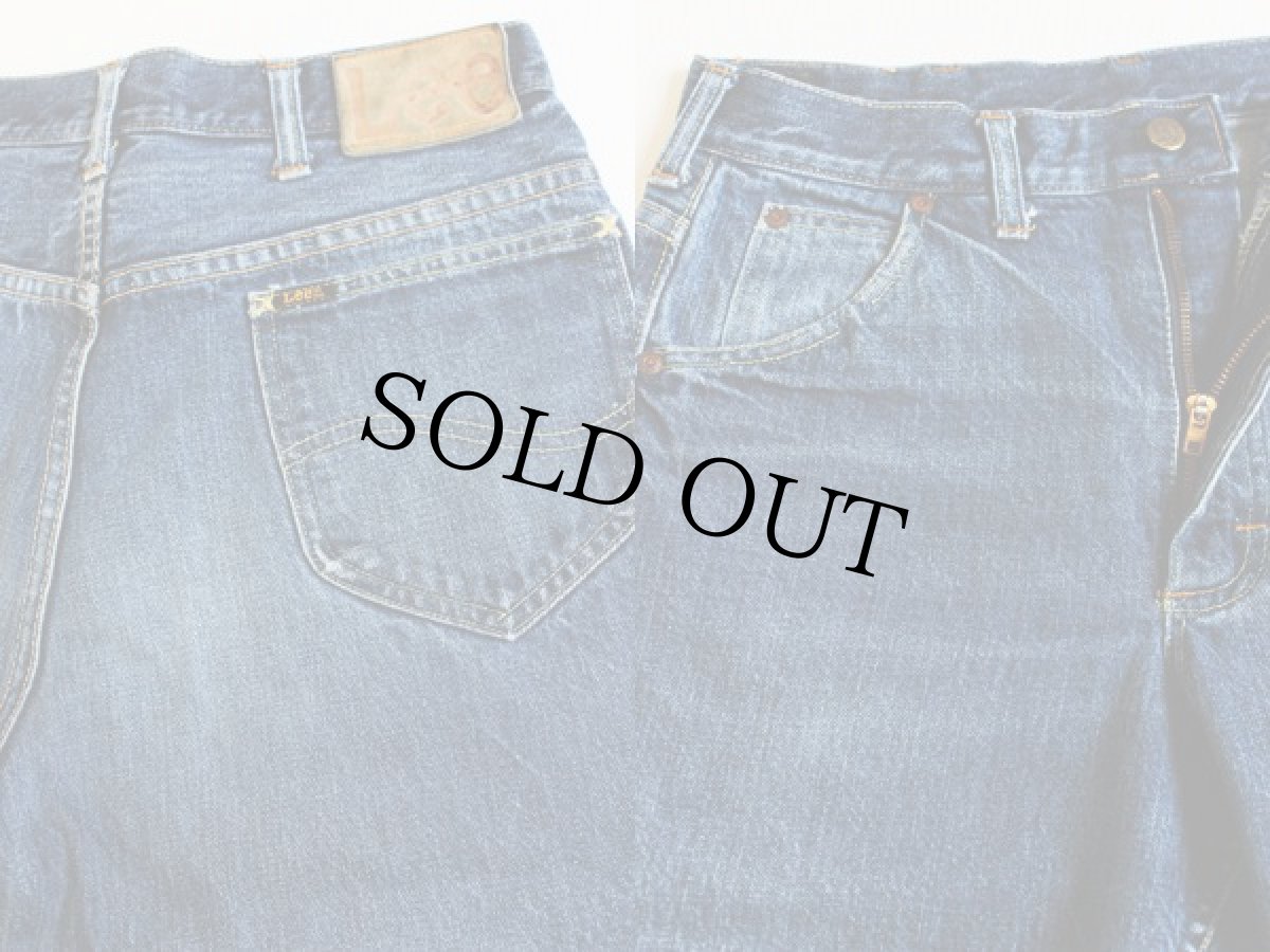 画像2: 70s USA製 Leeリー 200Z サイド黒タグ デニムパンツ w32★101Z (2)