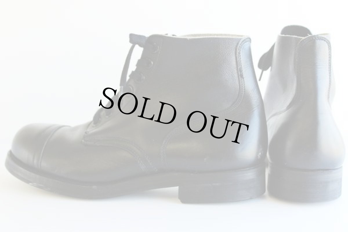 画像2: 50s 米軍 キャップトゥ 7ホール アンクルブーツ 10W (2)