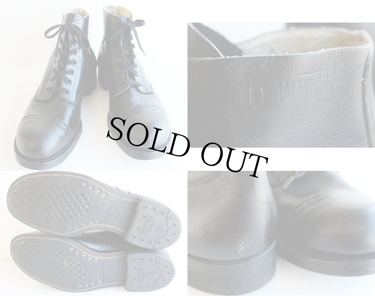 画像3: 50s 米軍 キャップトゥ 7ホール アンクルブーツ 10W (3)