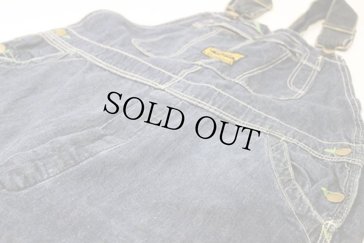 画像3: 50s WASHINGTON DEE CEE ローバック インディゴ デニム オーバーオール (3)