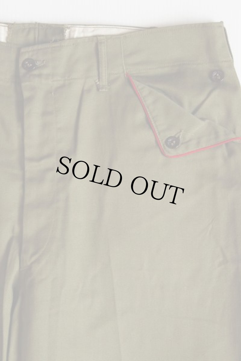 画像3: 60s BSA ボーイスカウト コットンツイル パンツ オリーブ w34 (3)