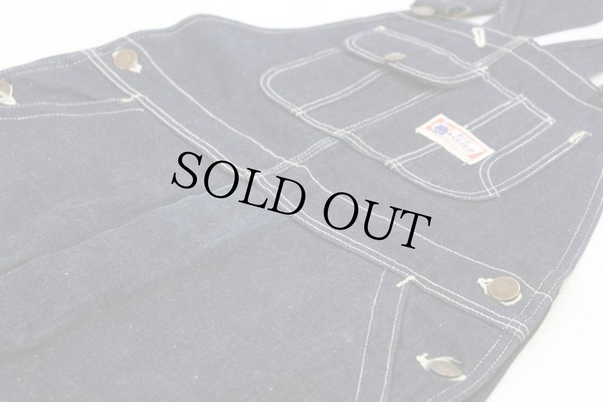 画像2: 50s BIG ALLIED インディゴ デニム オーバーオール (2)